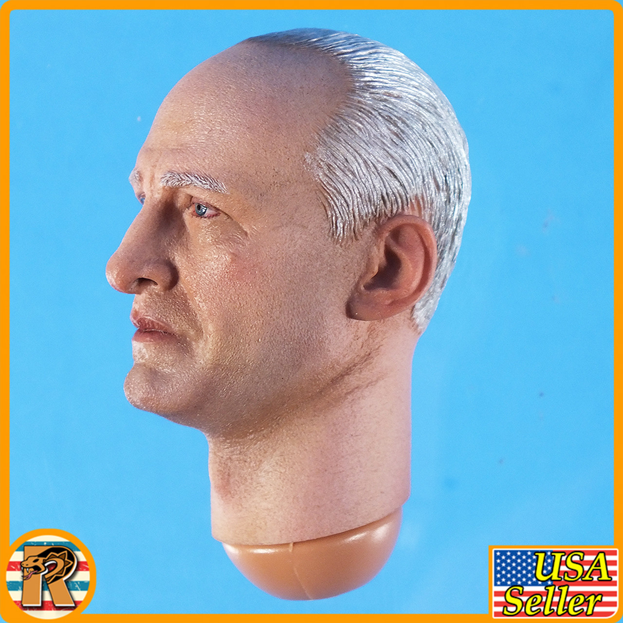 US General Patton - Head w/ Neck Joint - 1/6 Scale -