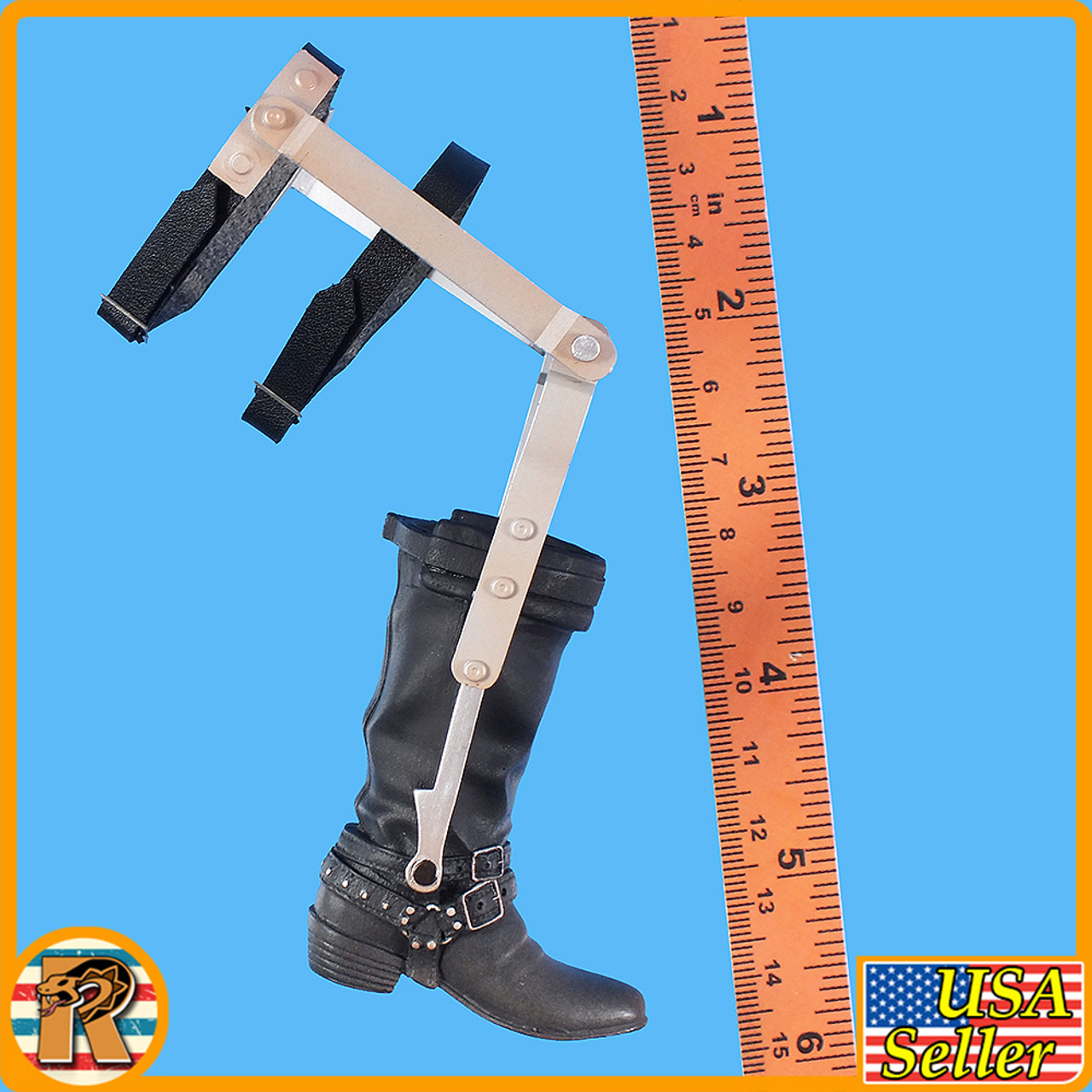 DX Max - Boots & Leg Brace - 1/6 Scale -