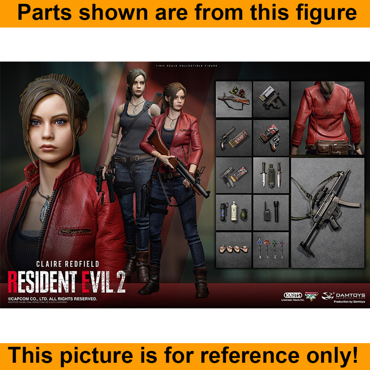 RE2 Claire Redfield - 45 Bullet Box #1 *READ* - 1/6 Scale -