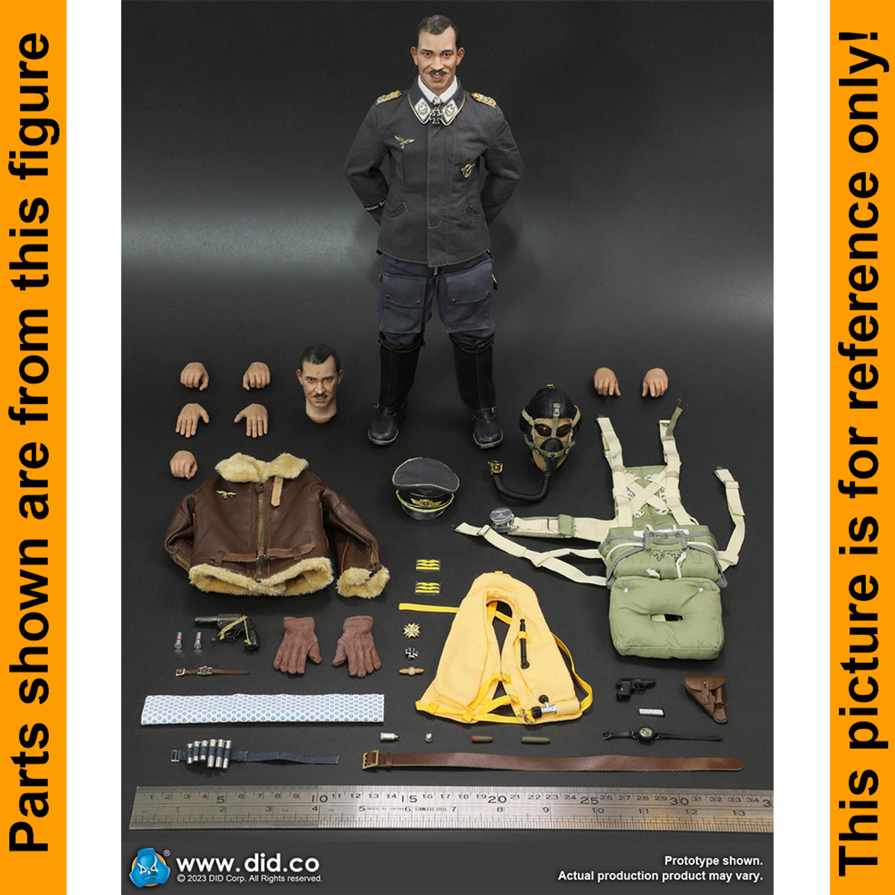 Galland Luftwaffe Pilot - Flight Boots - 1/6 Scale -