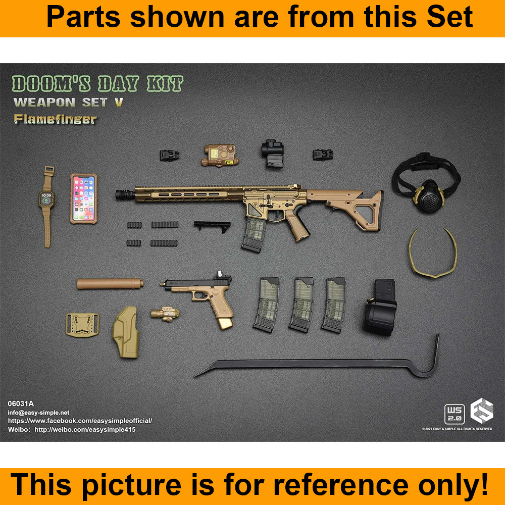 Doom's Day Kit VI – Buy 1⁄6 Scale Weapon Sets EasySimple Doom's