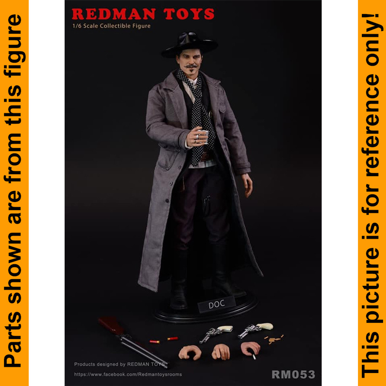 Cowboy Doc V4 - Black Suit Coat #1 - 1/6 Scale -