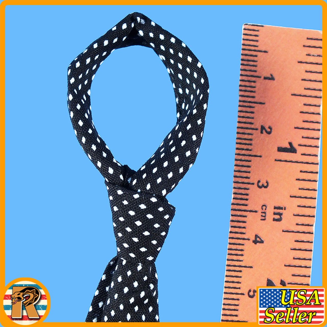 Cowboy Doc V4 - Black Diamond Neck Tie - 1/6 Scale -