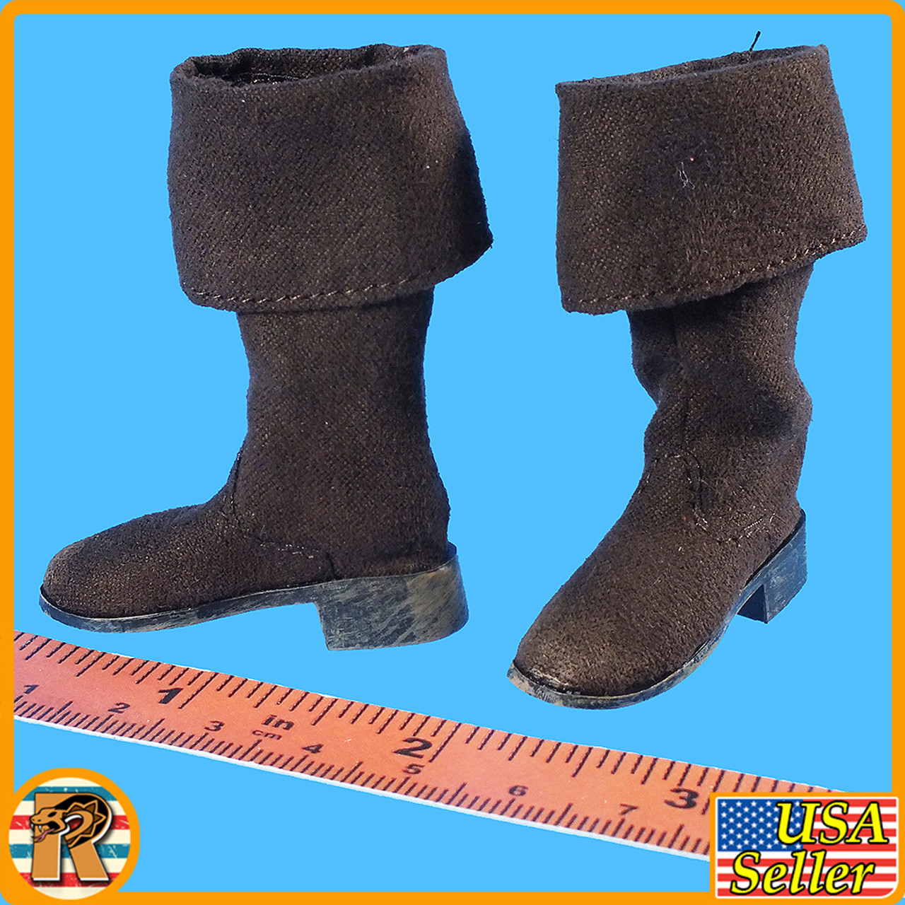 Sophia Caribbean Pirate - Soft Boots (for Feet) Female - 1/6 Scale -