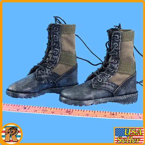 Gump in Vietnam - Jungle Boots (for Feet) - 1/6 Scale -