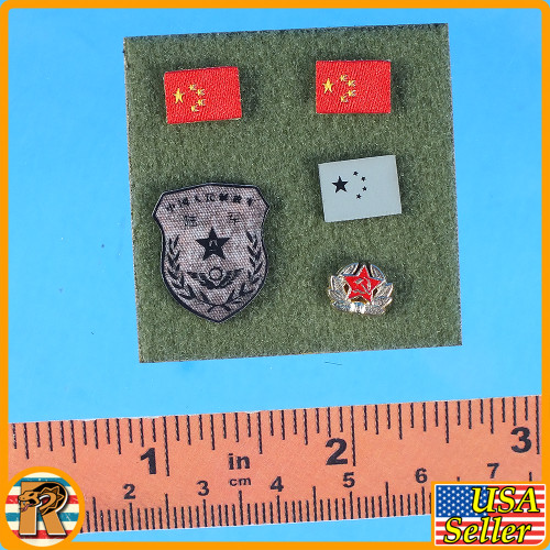 Female Precision Shooter - Patches & Badge - 1/6 Scale -