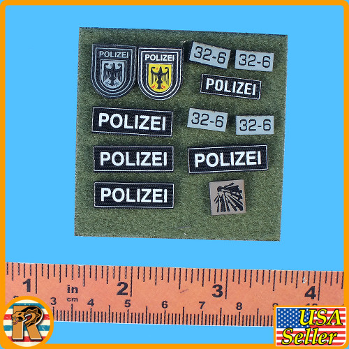 BFE+ Counter Terrorism - Police Patches - 1/6 Scale -