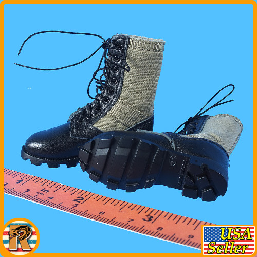 Delta Force 1980 - Jungle Boots (for Feet) - 1/6 Scale -