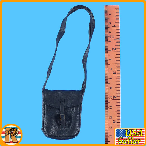 US 7th Iowa Volunteer - Large US Black Pouch #1 - 1/6 Scale -