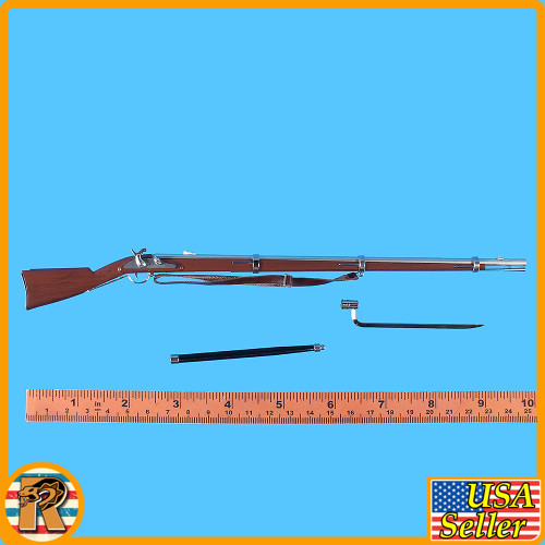 US 7th Iowa Volunteer - Musket Rifle (Wood & Metal) - 1/6 Scale -