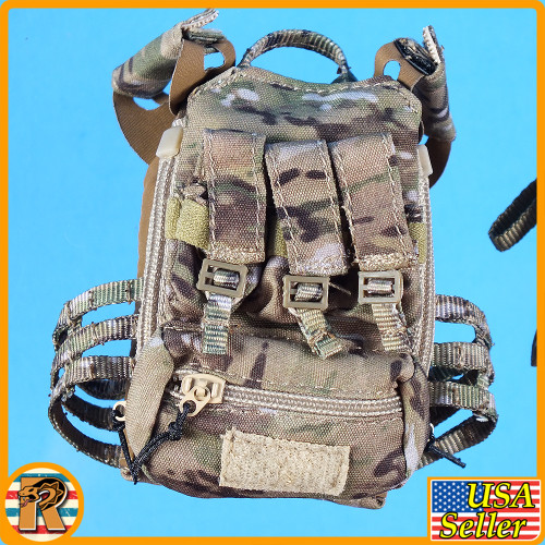 M49 Special Force - Camo Vest & Pouch Set - 1/6 Scale Part - Mini Times
