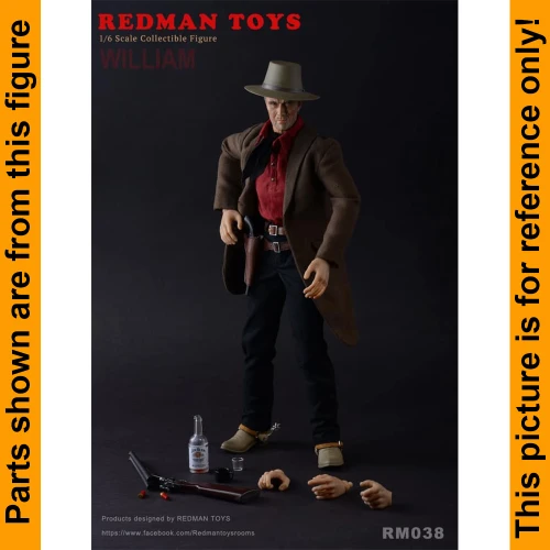 Unforgiven William - Black Pants - 1/6 Scale Part - Redman