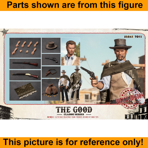 The Good Cowboy - Riding Spurs - 1/6 Scale