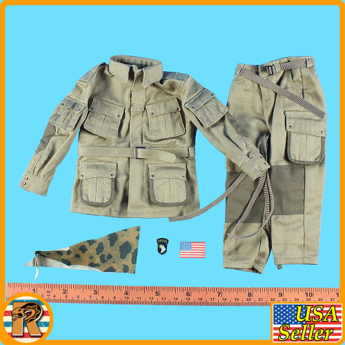 Lieutenant Buck Paratrooper - Light Uniform #1 - 1/6 Scale Part - Facepool