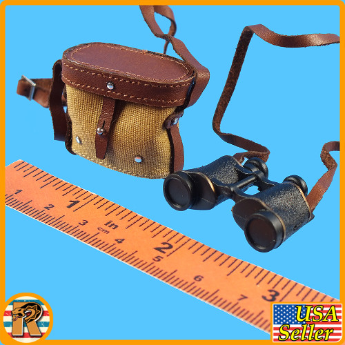 Soviet Mountain Infantry - Binoculars & Case - 1/6 Scale