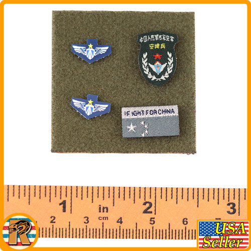 PLAAF Airbornes Troops - Patches Set - 1/6 Scale