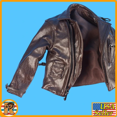Captain America WWII - Leather Jacket - 1/6 Scale Part - Fish Bone