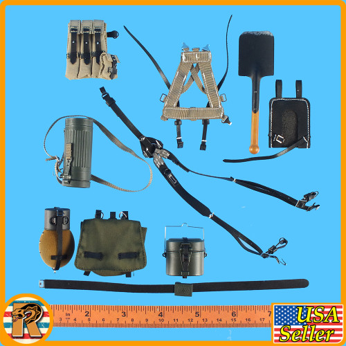 1st Panzer Squad Leader - Full German Belt Set - 1/6 Scale