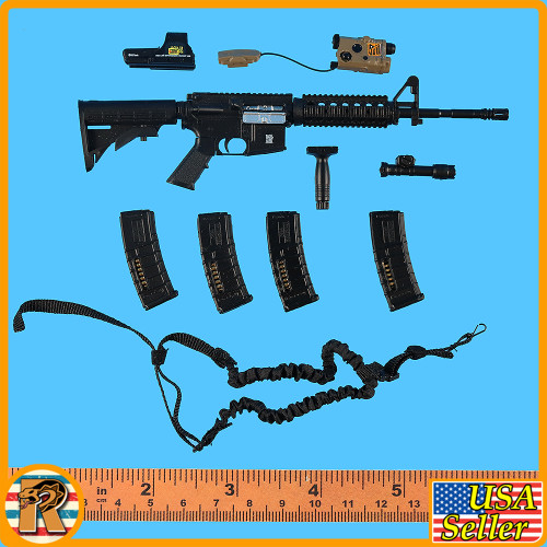 Air Assault 101st - SOPMOD M4 Rifle  - 1/6 Scale Action Figure Part-  Mini Times
