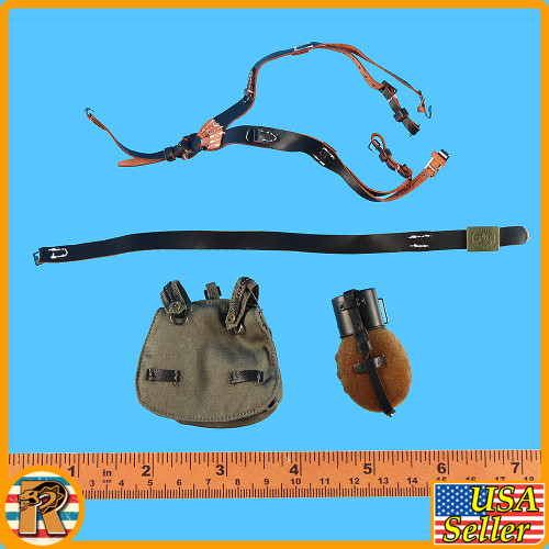 Jurgen German Mine Detector - Belt & Harnes Set - 1/6 Scale