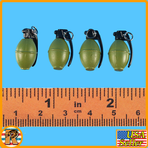 Vietnam USMC Hue - Frag Grenades #1 - 1/6 Scale Part - Qorange