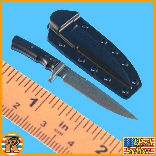 Coalition Forces RA - Knife & Sheath - 1/6 Scale
