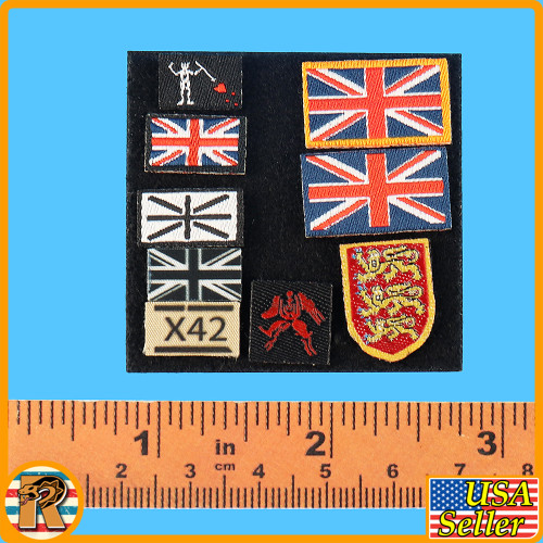 UK Coalition Forces RB - Patches Set - 1/6 Scale