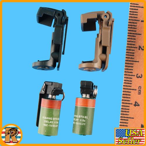 Heather Ward Division 2 - 2x Flash Grenades #1 - 1/6 Scale