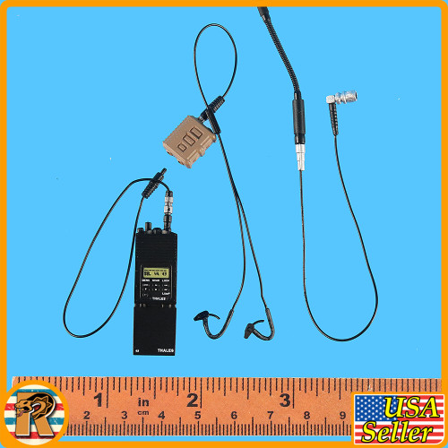 S UK Coalition Forces - Radio Set w/ Earbuds - 1/6 Scale