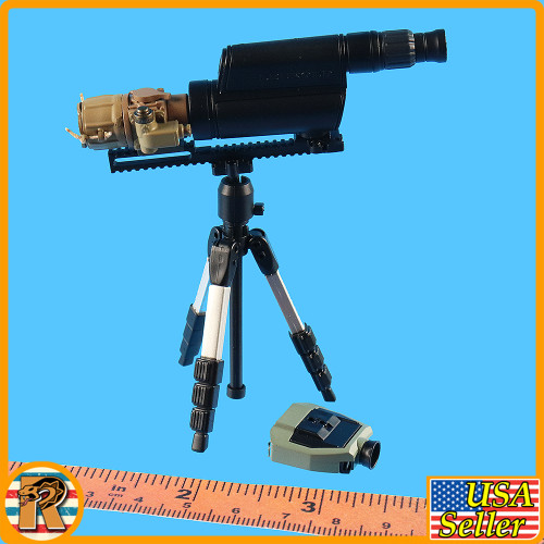 S UK Coalition Forces - Spotting Scope & Tripod Set #2 - 1/6 Scale