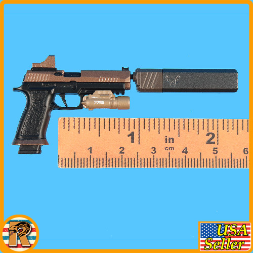 HRT Minuteman ShotShow - P320 Pistol Set - 1/6 Scale Part - Easy Simple
