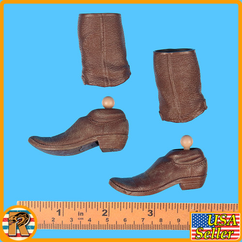 John Red Dead Cowboy - Boots w/ Ball Joints - 1/6 Scale