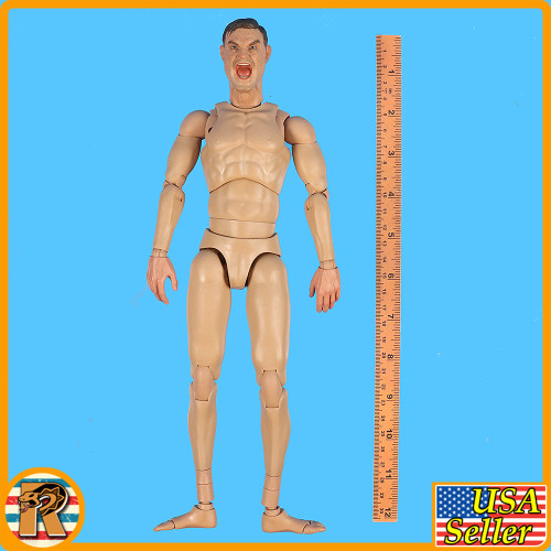 Kharkov Panzergrenadier - Nude Figure (Screaming) - 1/6 Scale