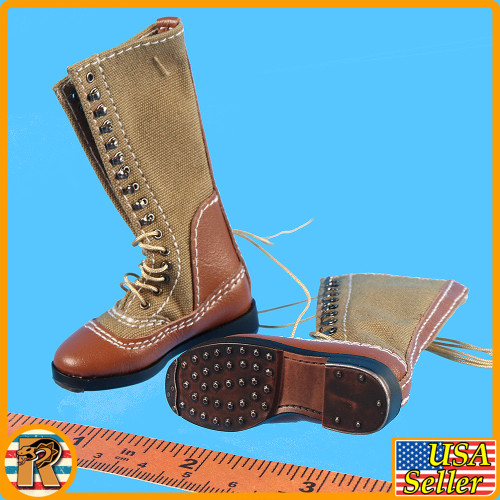 Supply Duty Ishaan - Tall Boots (for Feet) - 1/6 Scale