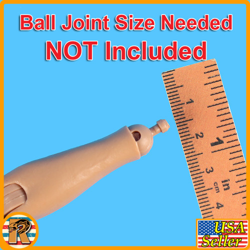 Zombie Hunter - Gloved Hands - 1/6 Scale