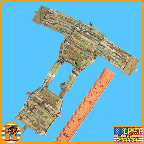 FSB Alpha Team Leader R - Carrier Vest & Pouch Set #3 - 1/6 Scale