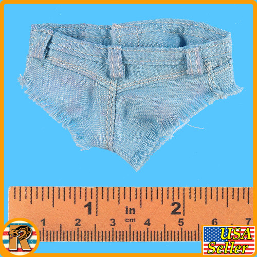 Baseball Suit - Blue Jean Shorts #1 (Female) - 1/6 Scale