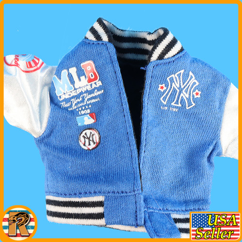 Baseball Suit - Blue Jacket #2 (Female) - 1/6 Scale