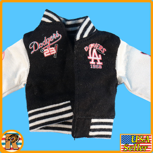 Baseball Suit - Black Jacket #4 (Female) - 1/6 Scale