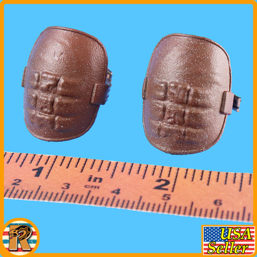 Fallout Vault Girl - Knee Pads #3 - 1/6 Scale