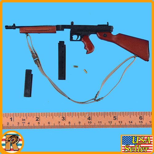 Sherman Tank Loader - Thompson SMG (Wood & Metal) - 1/6 Scale