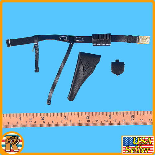Captain Nathan 7th Cavalry - Leather Belt Set - 1/6 Scale