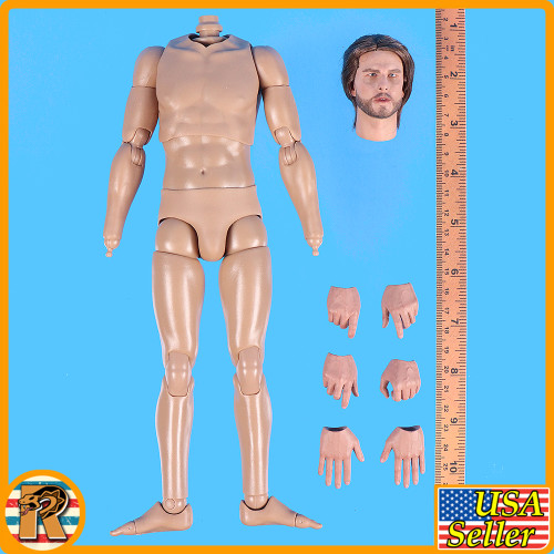 Captain Nathan 7th Cavalry - Nude Figure (Rooted Hair) - 1/6 Scale