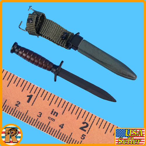 Colonel James Vietnam - Bayonet (Metal) & Sheath - 1/6 Scale