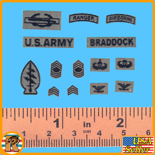 Colonel James Vietnam - US Patches Set - 1/6 Scale