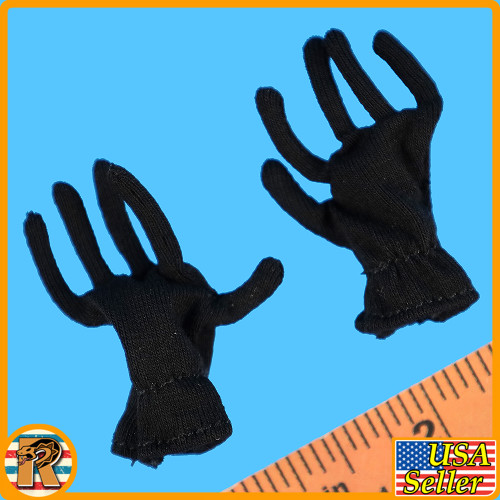 Preacher DEVGRU - Black Gloves - 1/6 Scale