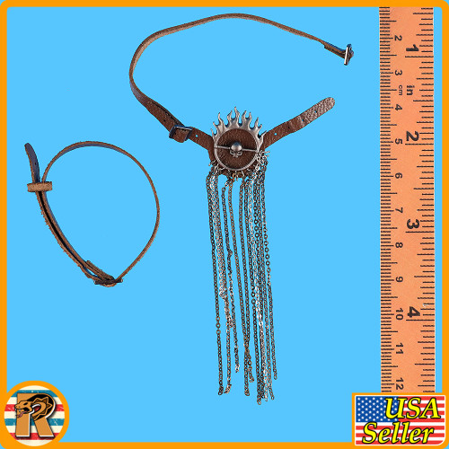 Fury Goddess  - Leather & Metal Belt Set - 1/6 Scale