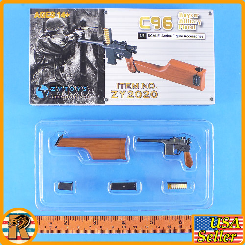 C96 Mauser Pistol w/ Stock Set 2020  - 1/6 Scale