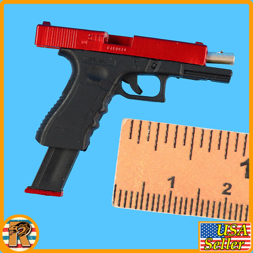 CQB Tactical Agent (Red) - Pistol & Holster Set - 1/6 Scale