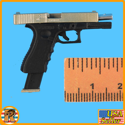 CQB Tactical Agent (Gold) - Pistol & Holster Set - 1/6 Scale